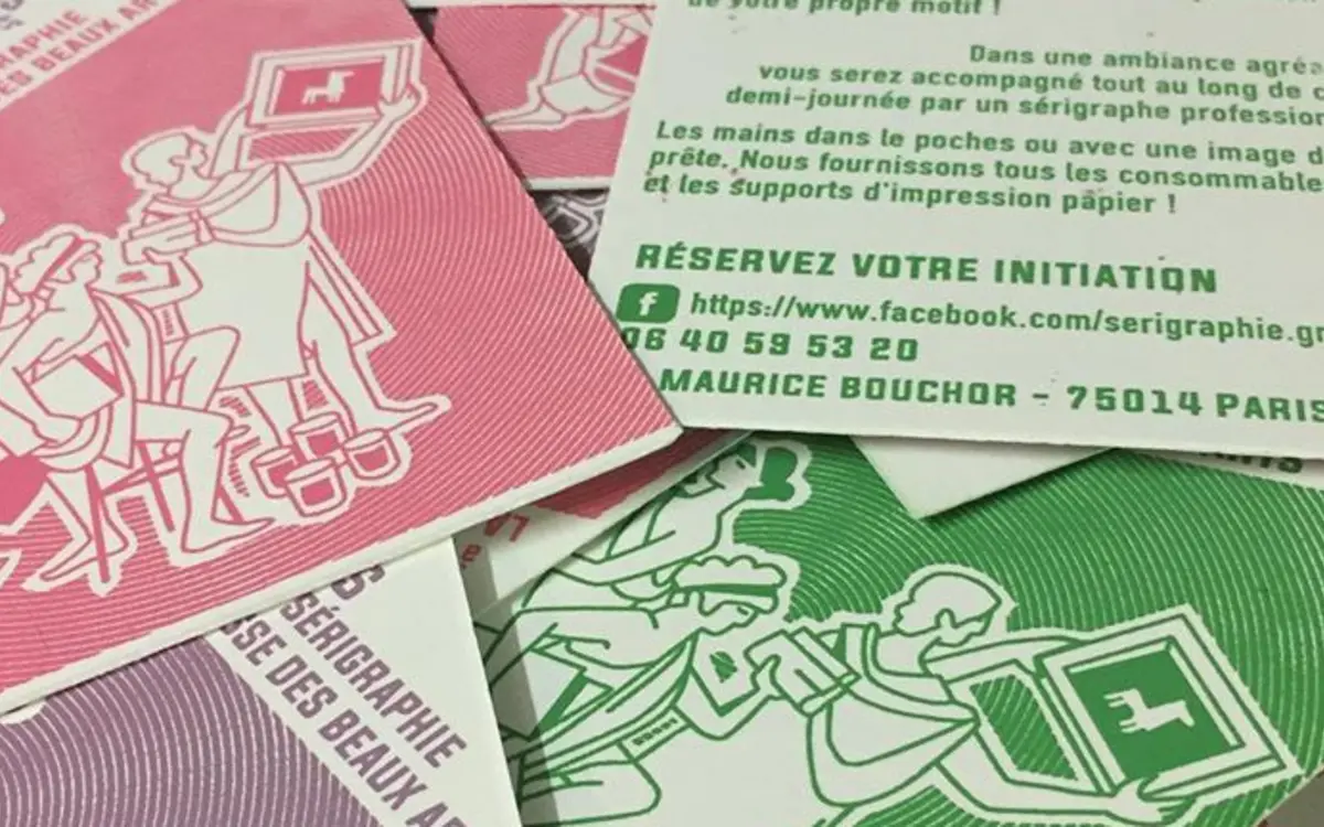 Initiation à la sérigraphie - Édition de Noël spéciale Furoshiki