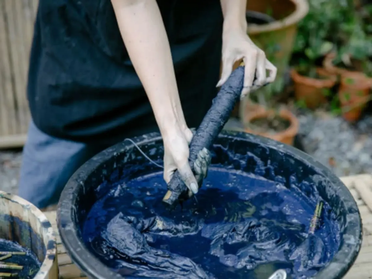 Initiation à technique du shibori à Voiron (38)