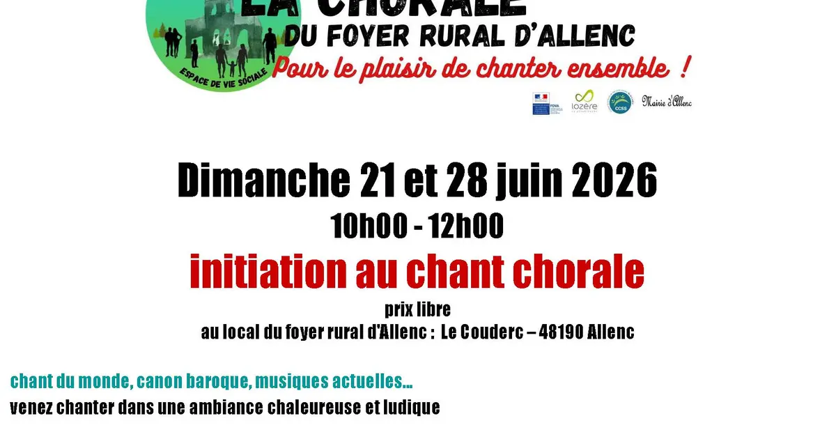 Initiation Au Chant Chorale
