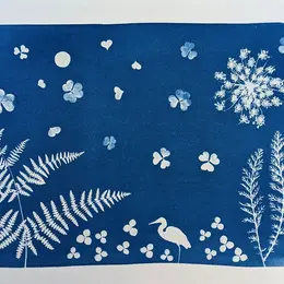 Initiation au cyanotype : autour du végétal