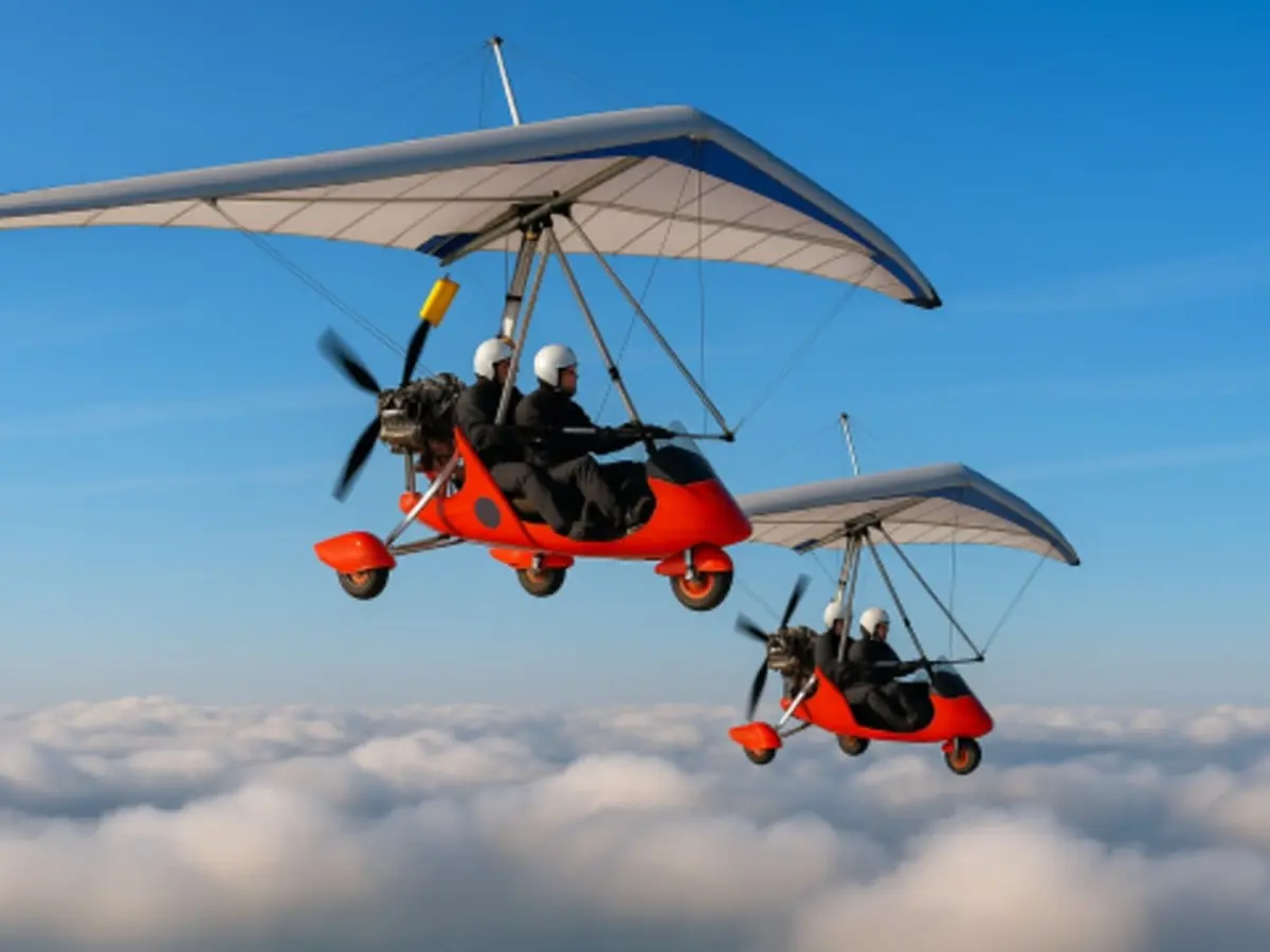 Initiation au pilotage d'ULM pendulaire au-dessus du Val-d'Oise