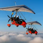 Initiation au pilotage d'ULM pendulaire au-dessus du Val-d'Oise