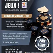 Initiation au poker et blackjack