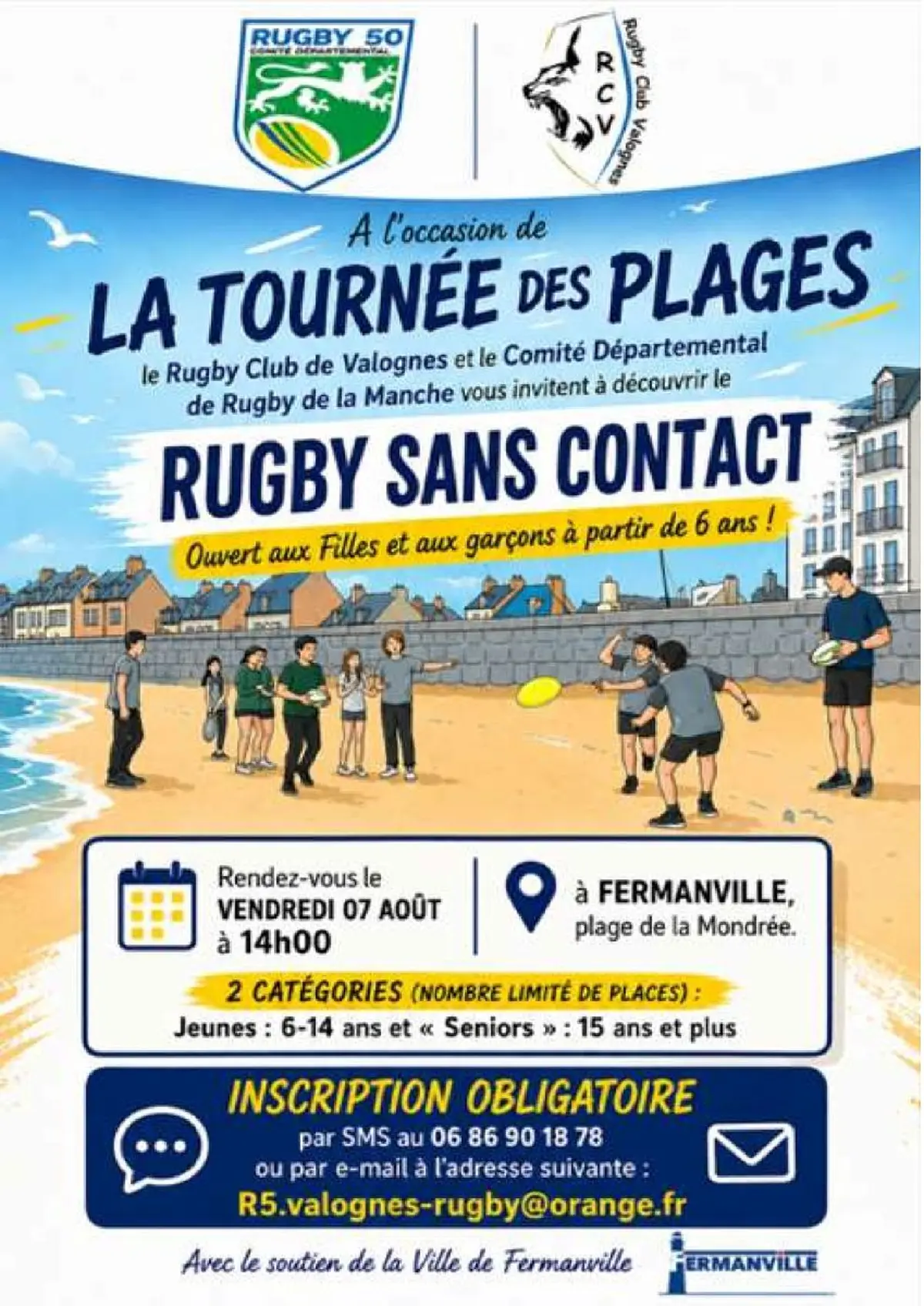Initiation au rugby sans contact