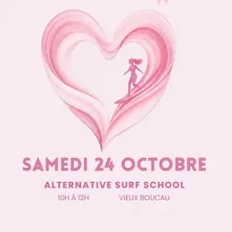 Initiation au surf - Octobre Rose
