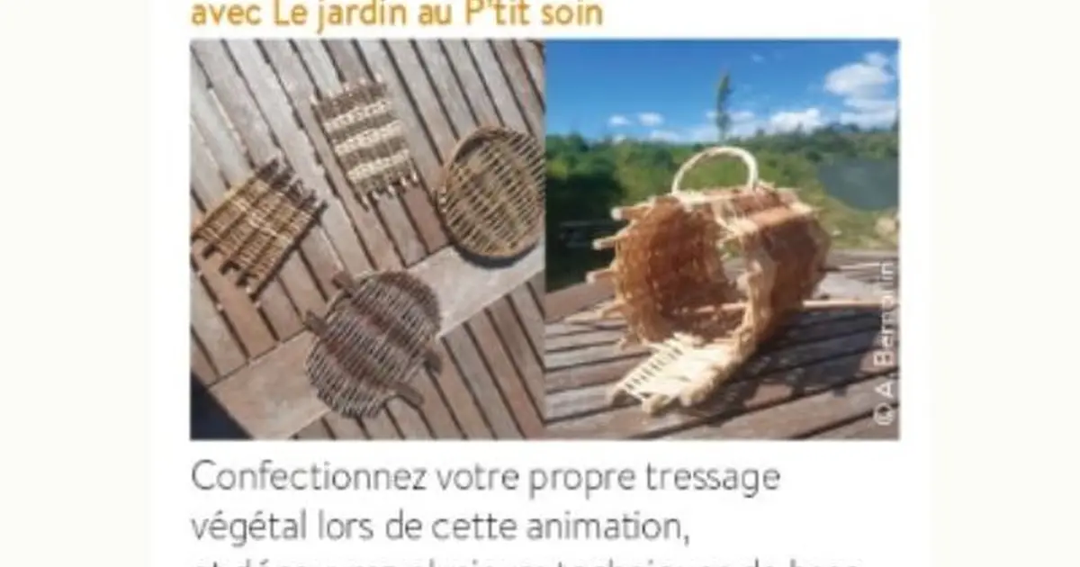 Initiation au tressage végétal ados-adultes