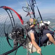 Initiation au vol en paramoteur au lac du Bourget (73)