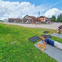 Initiation biathlon carabine laser