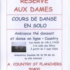 Initiation de danses sans partenaire pour dames