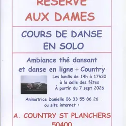 Initiation de danses sans partenaire pour dames