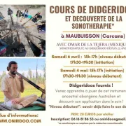 Initiation de Didgeridoo et découverte de la sonothérapie - sur inscription 20€