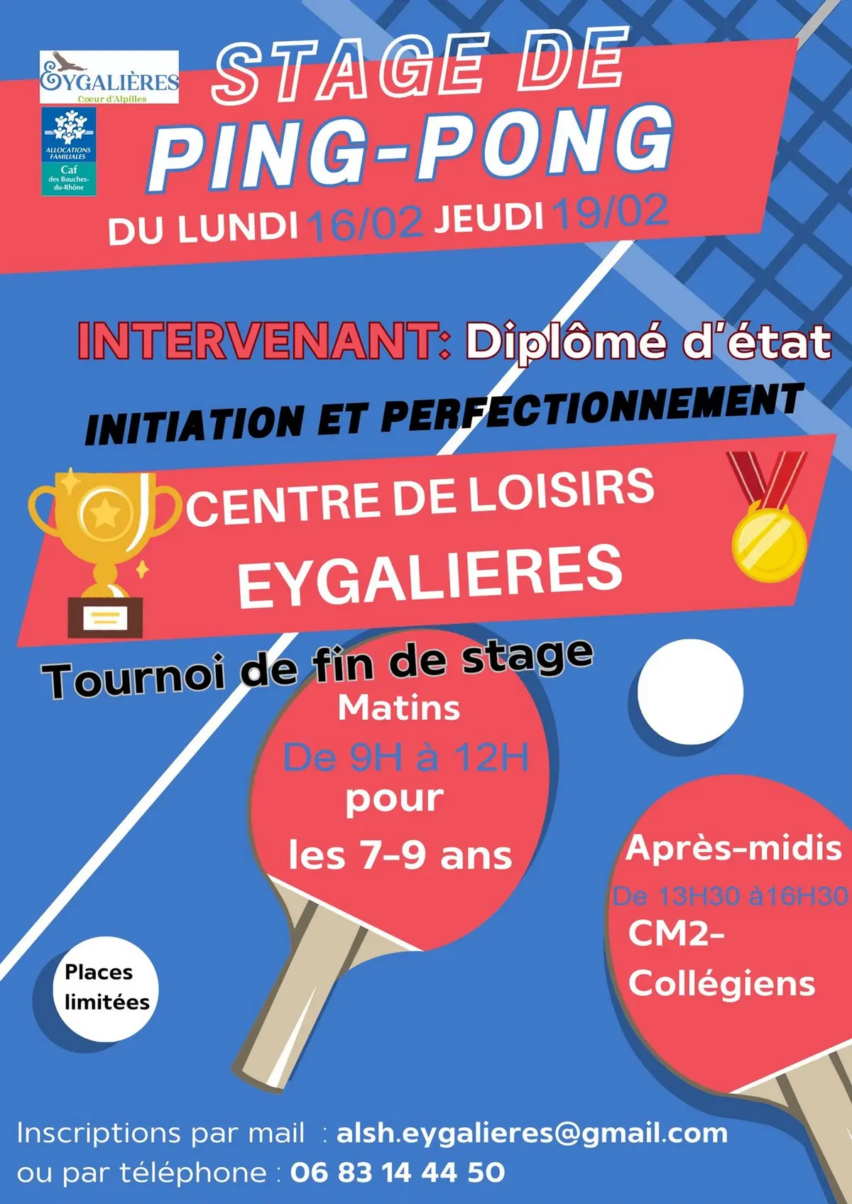 Initiation et perfectionnement au ping-pong