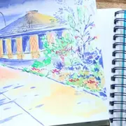 Initiation et pratique : Encres végétales et Aquarelle en plein air