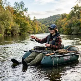 Initiation float tube sur la rivière
