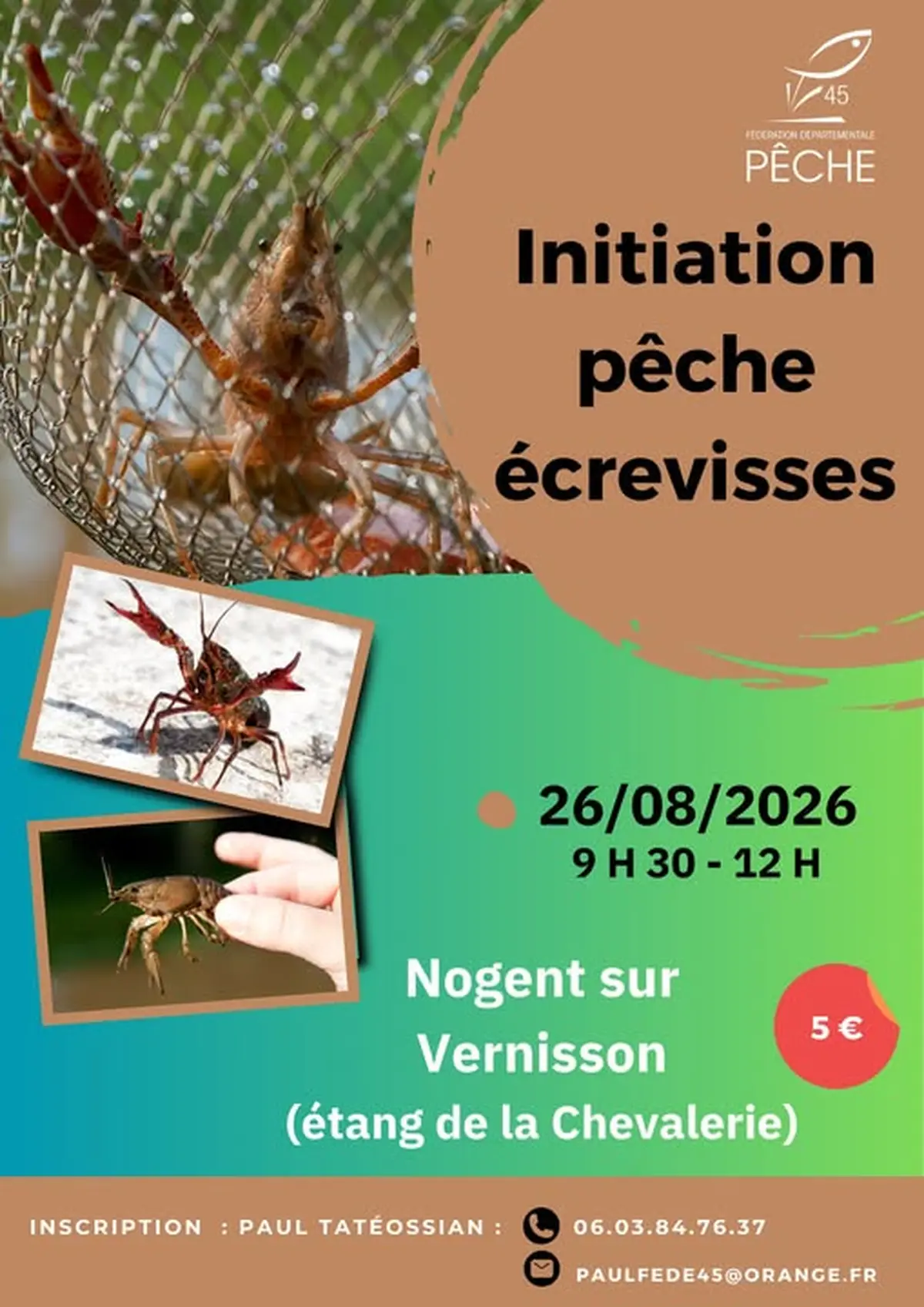 Initiation pêche écrevisses