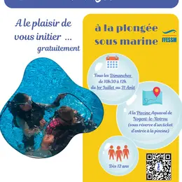 Initiation plongée sous marine à l'Aquaval - 2026