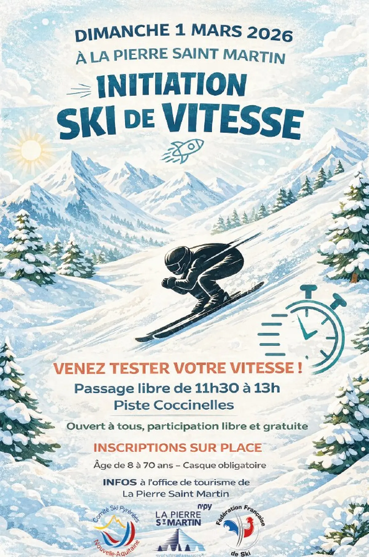 Initiation ski de vitesse