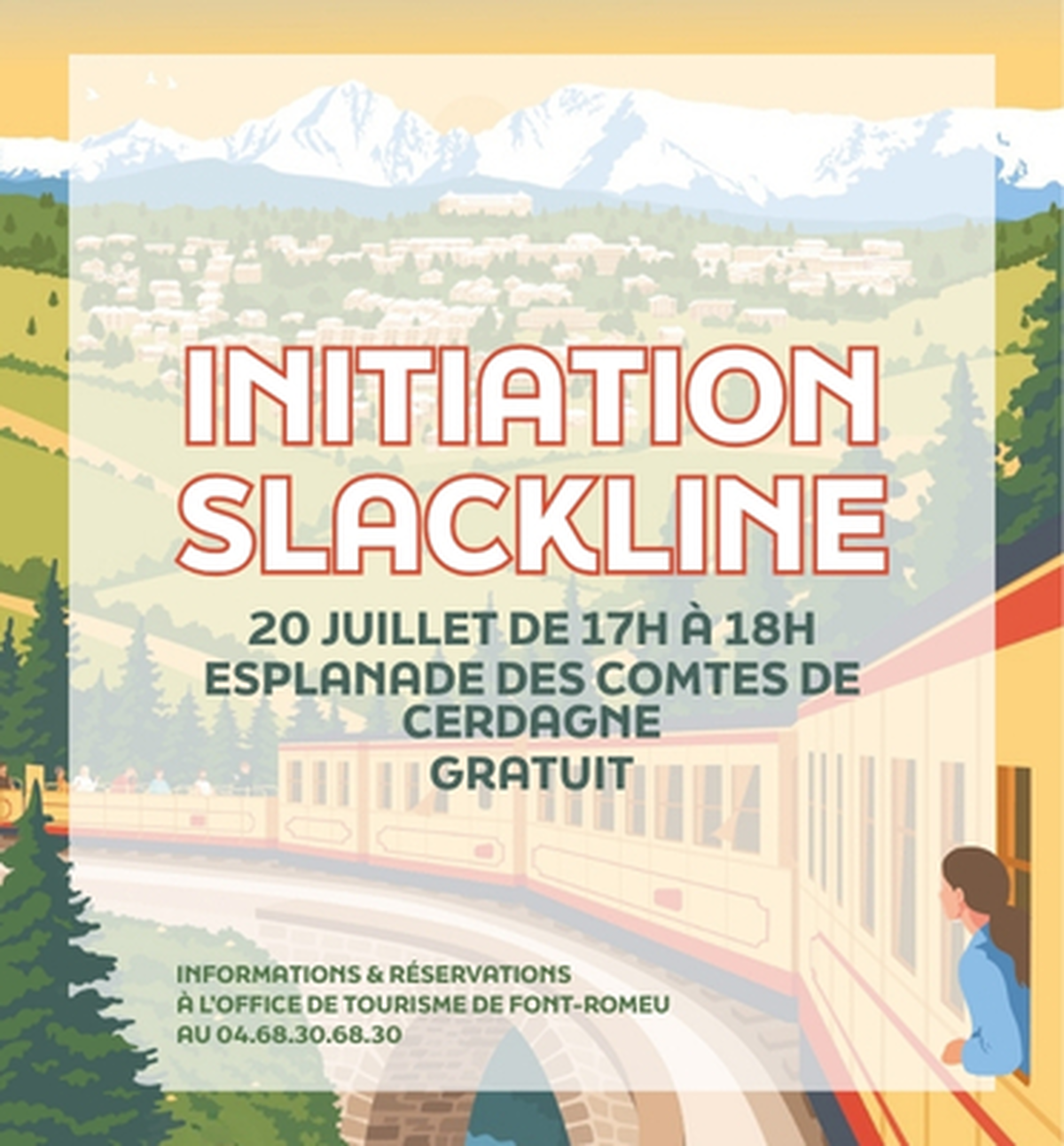 Initiation Slackline - Lundi 20 Juillet