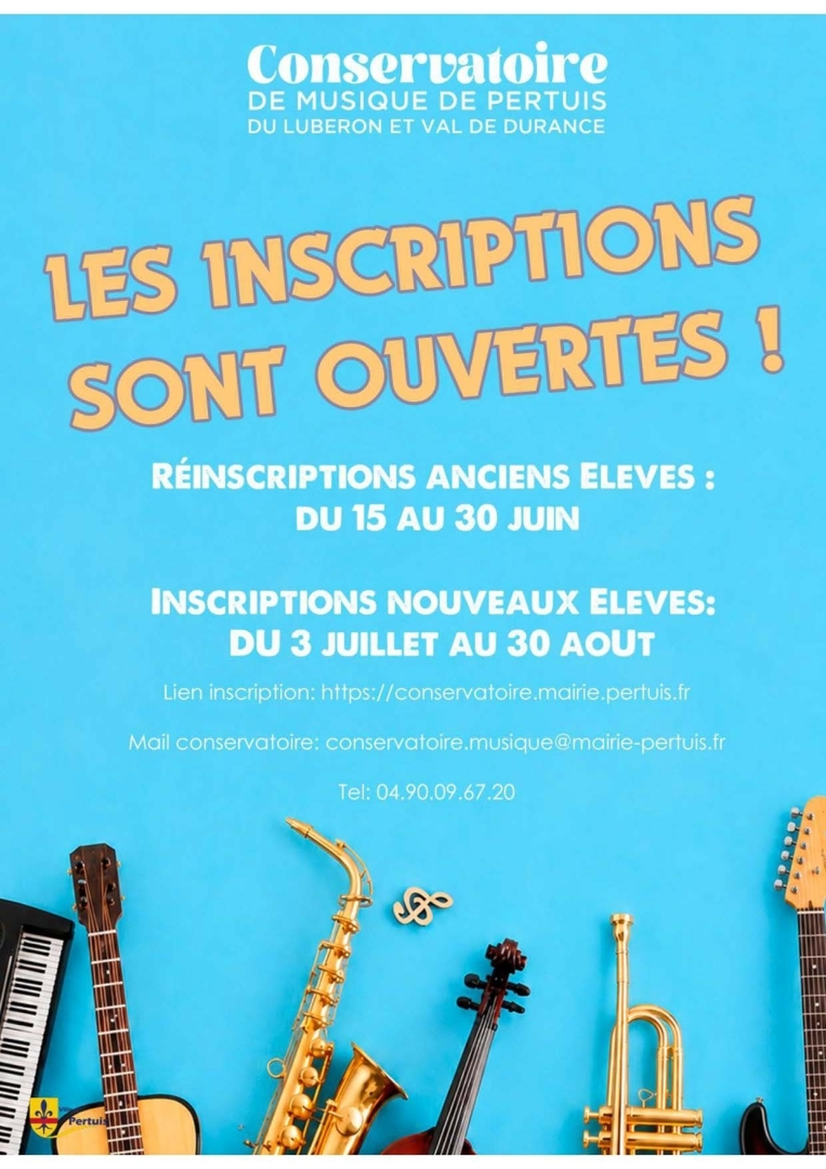 Inscriptions conservatoire