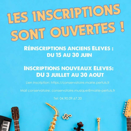 Inscriptions conservatoire
