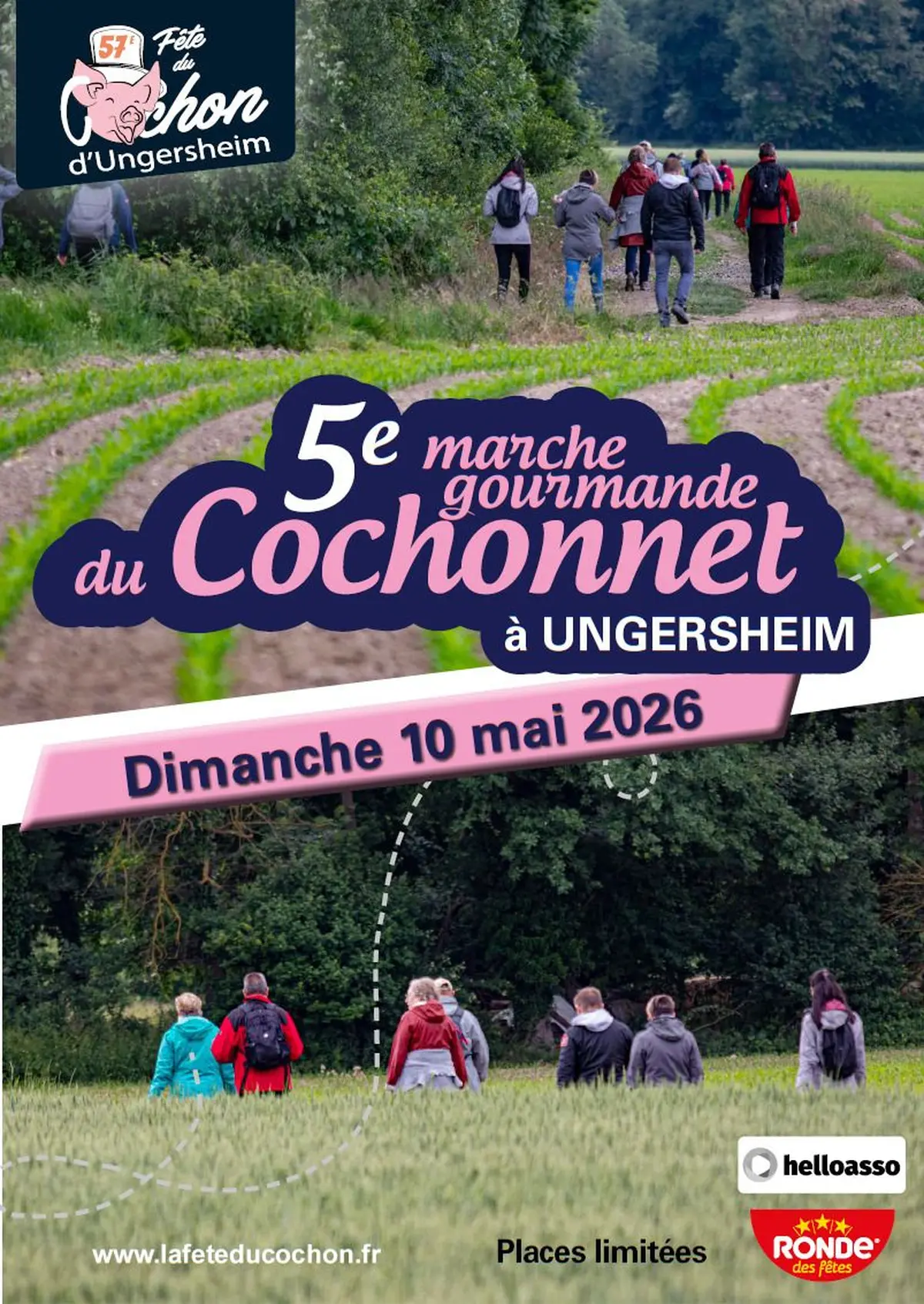 Inscriptions ouvertes pour la 5ème Marche gourmande du petit cochon le 10 mai 2026
