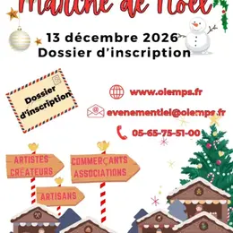 Inscriptions ouvertes pour le Marché de Noël 2026 !