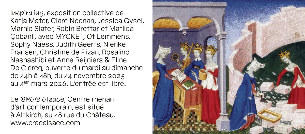 La nouvelle exposition du CRAC, Inspiraling