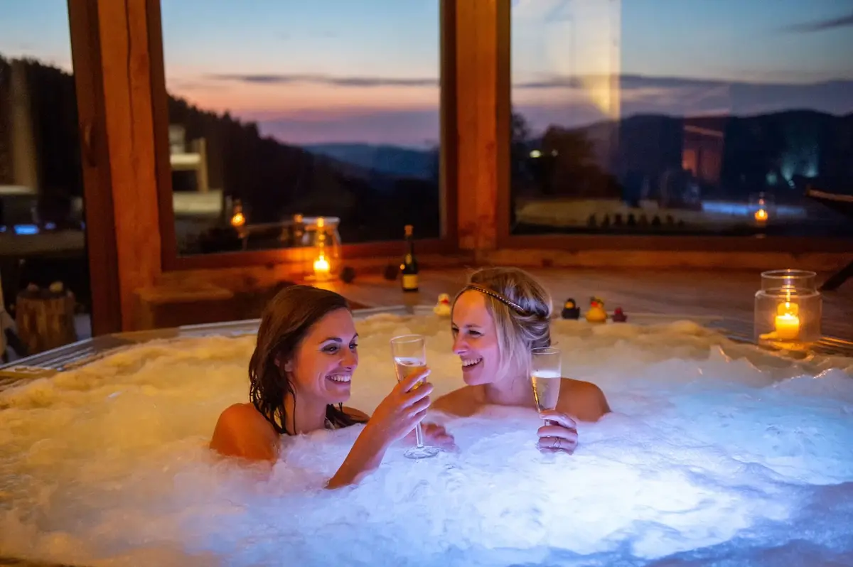 Intimiste et convivial, le spa Là-haut