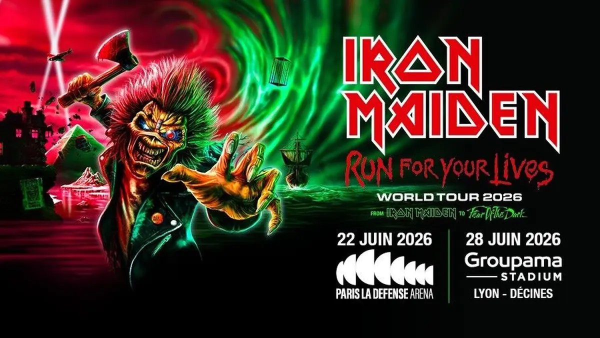 Iron Maiden sera de retour en 2026 !