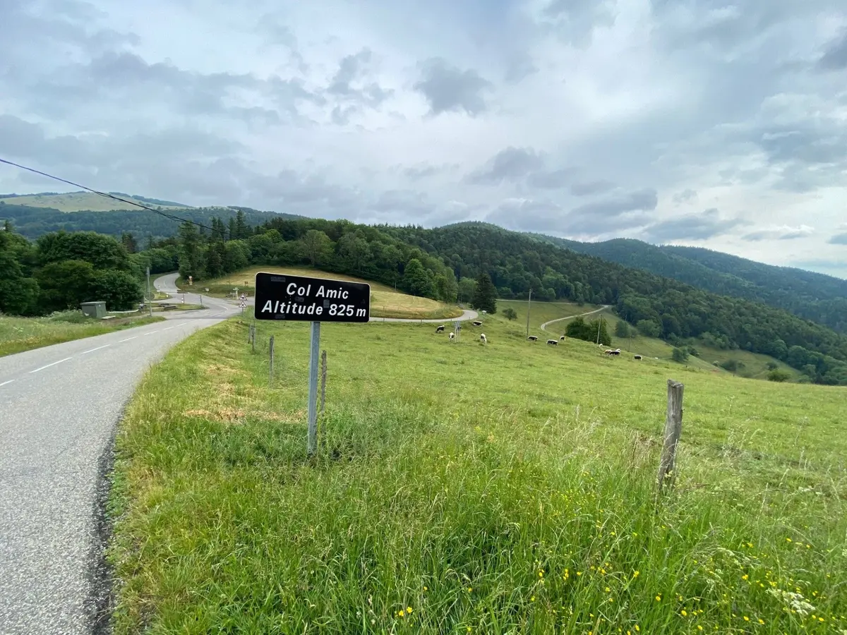 Passage au Col Amic avant de rejoindre le Grand Ballon