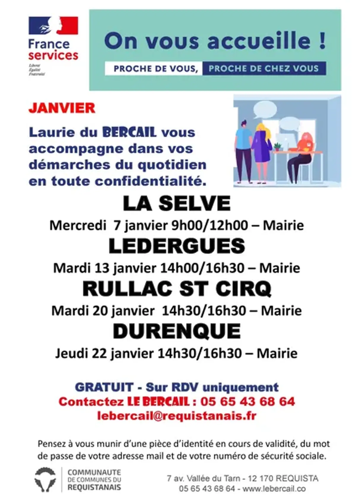 Itinérance France services -  La selve   -