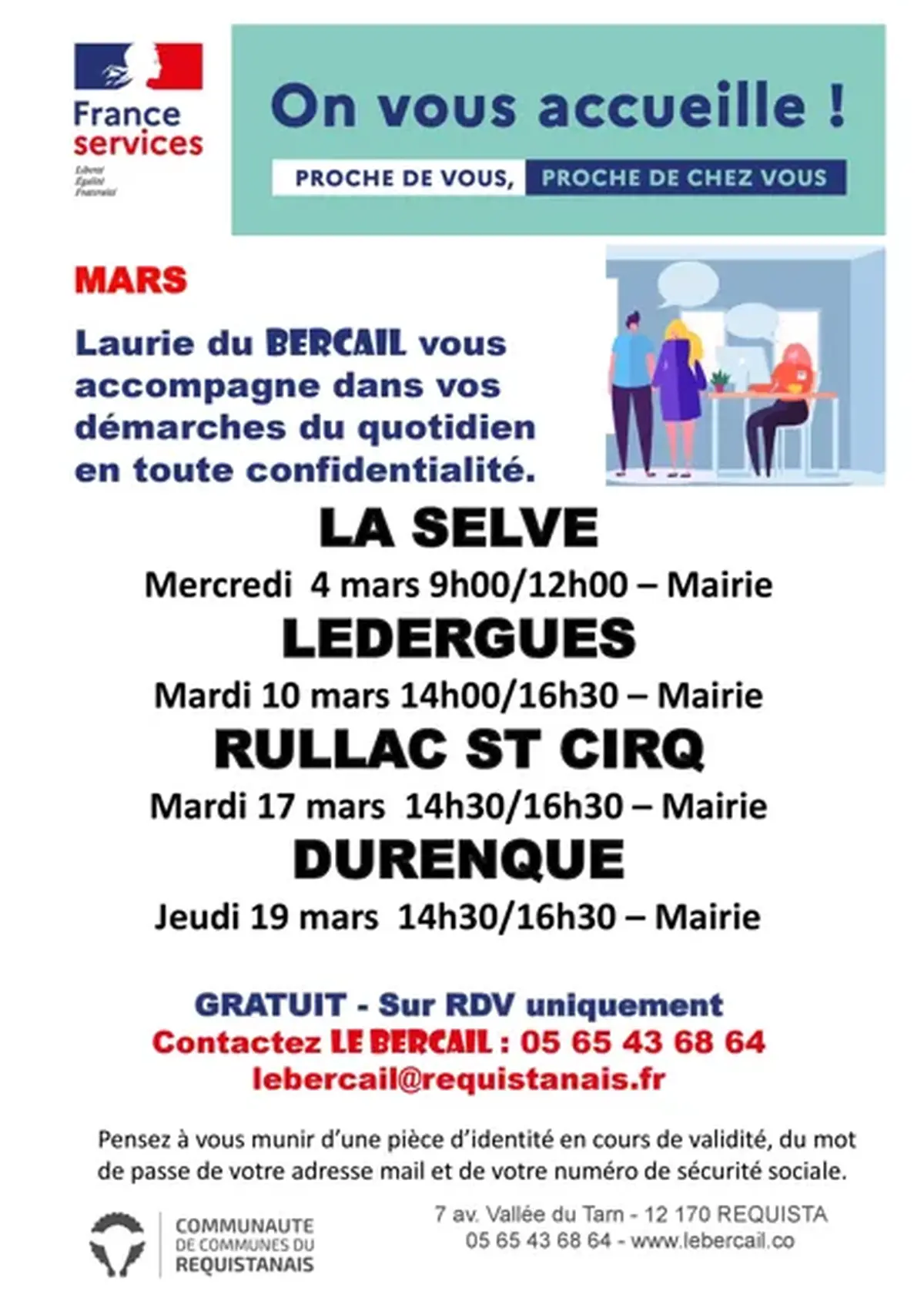 Itinérance France services -  Ledergues -