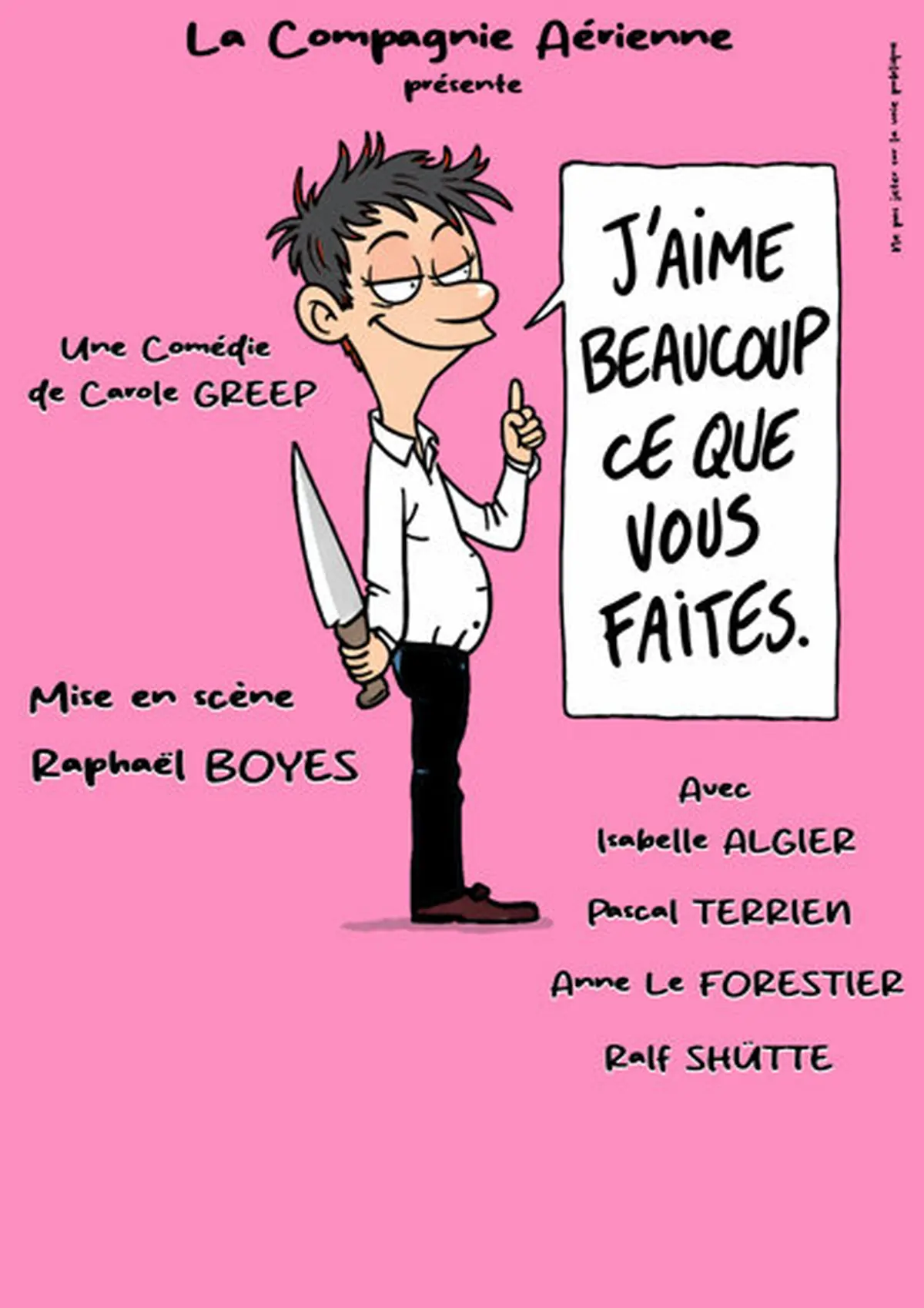 J'aime beaucoup ce que vous faites