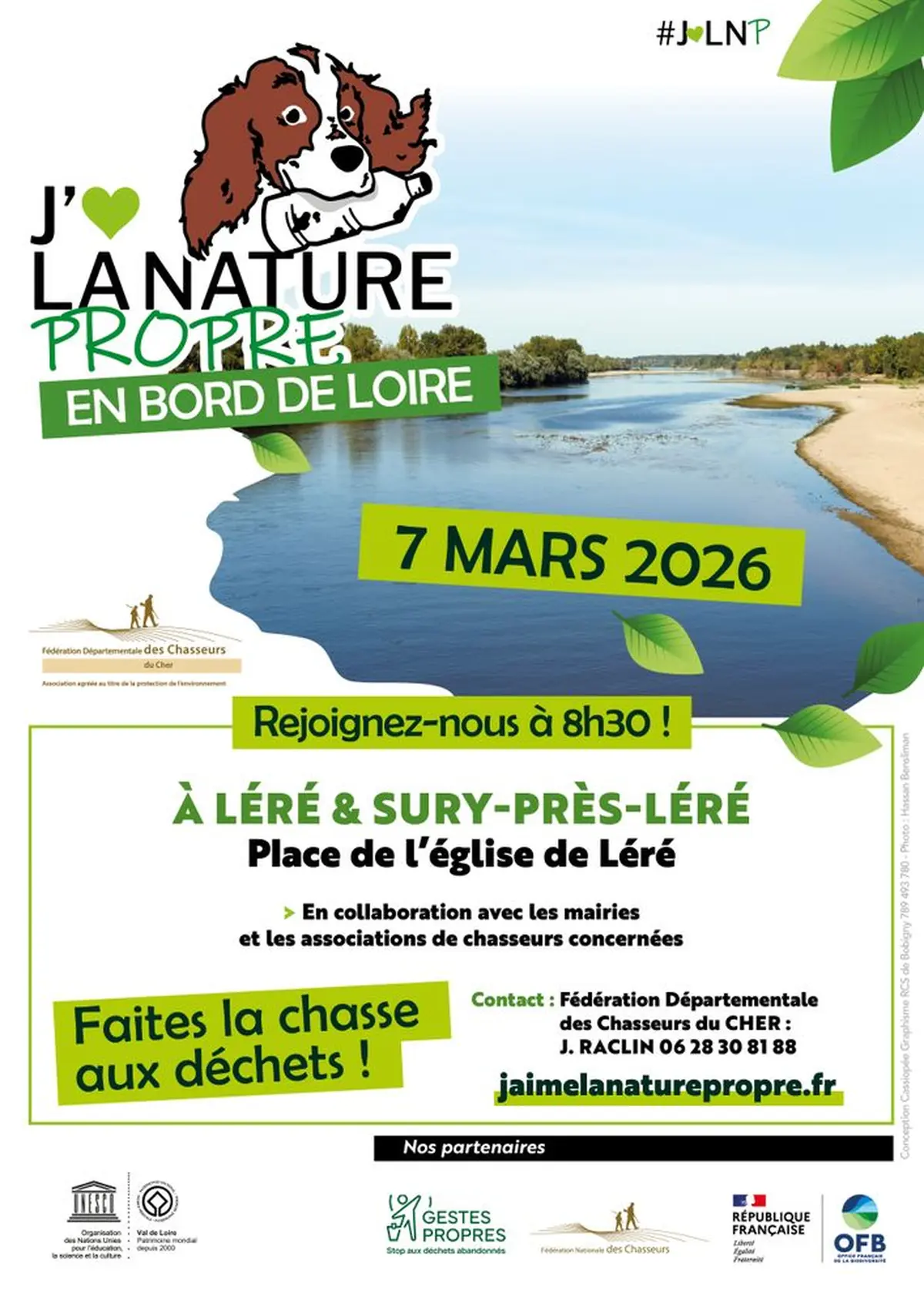 J'aime la nature propre en bord de Loire !