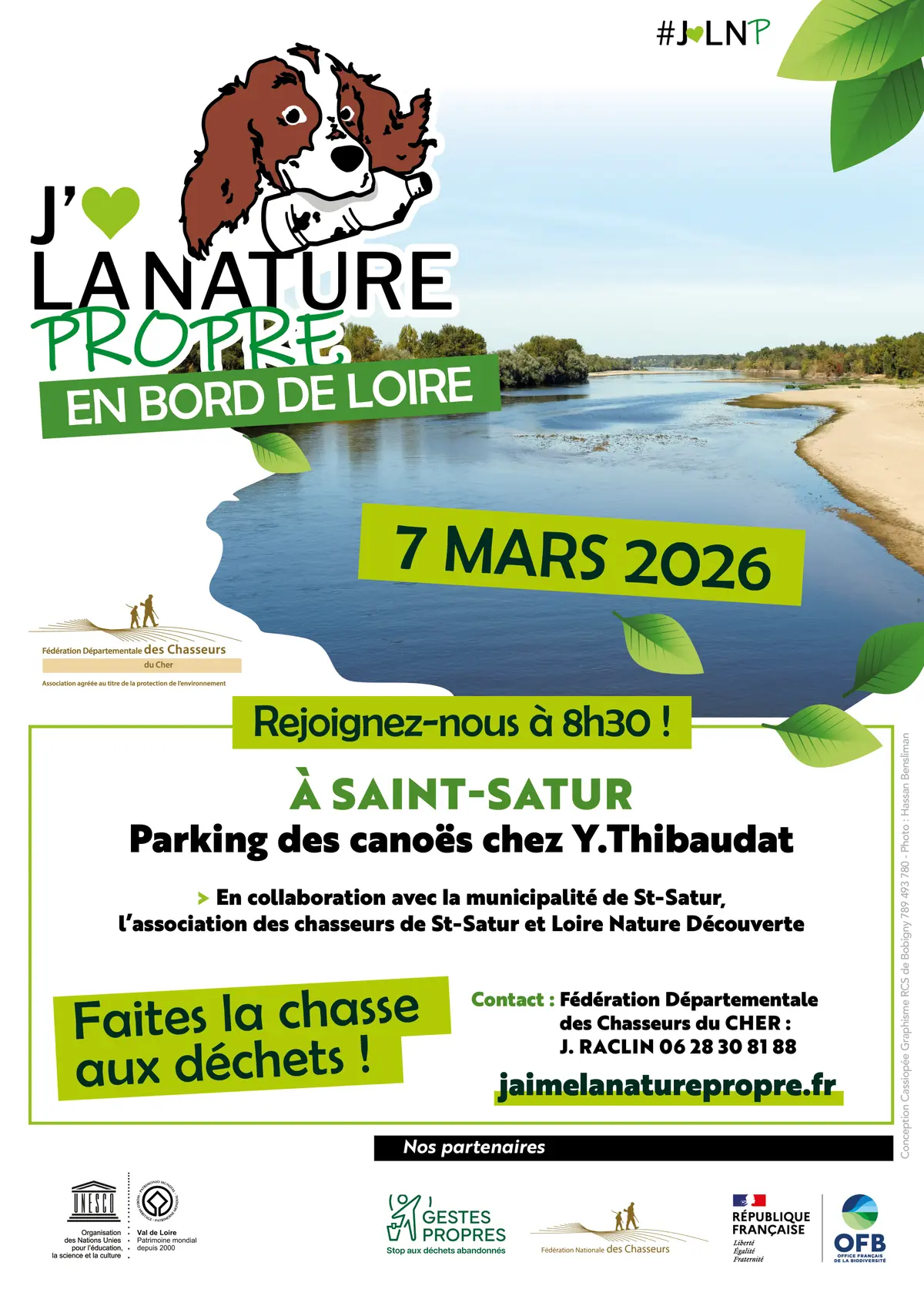 J'aime la nature propre en bord de Loire !