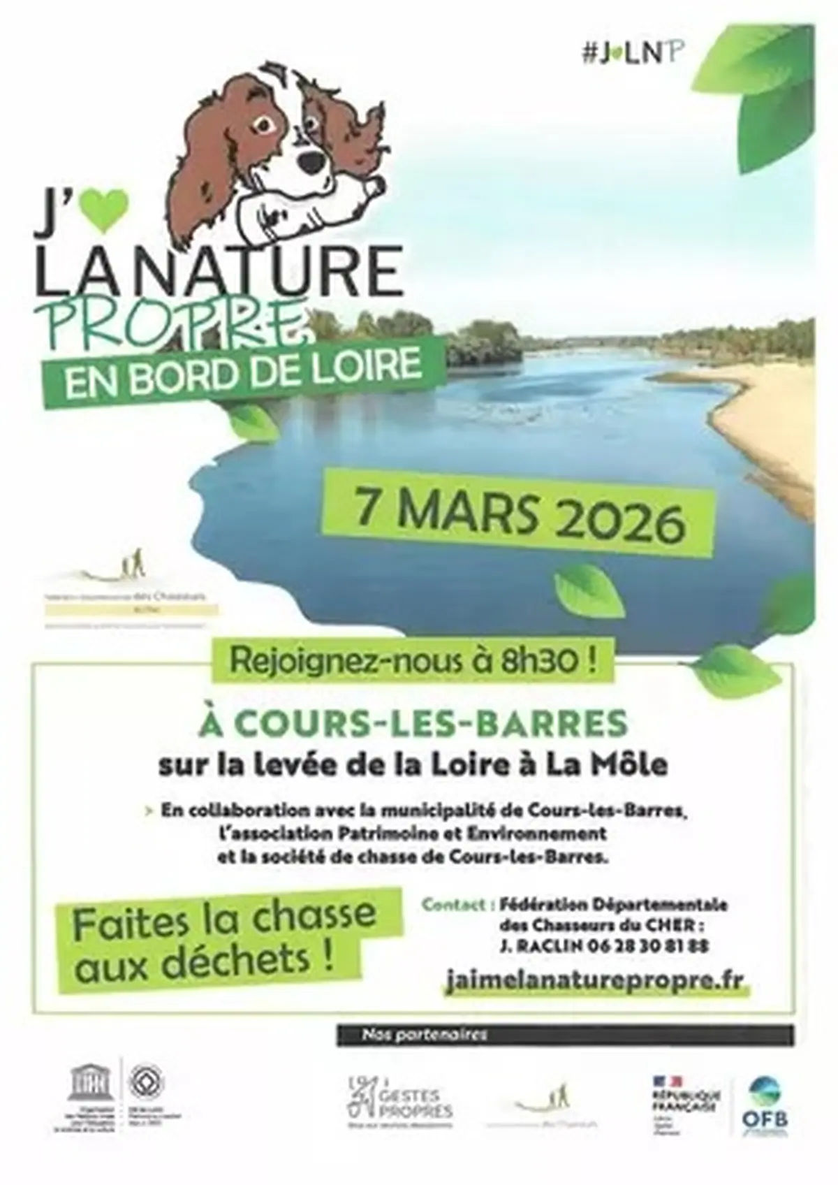 J'aime la Nature propre en Bord de Loire