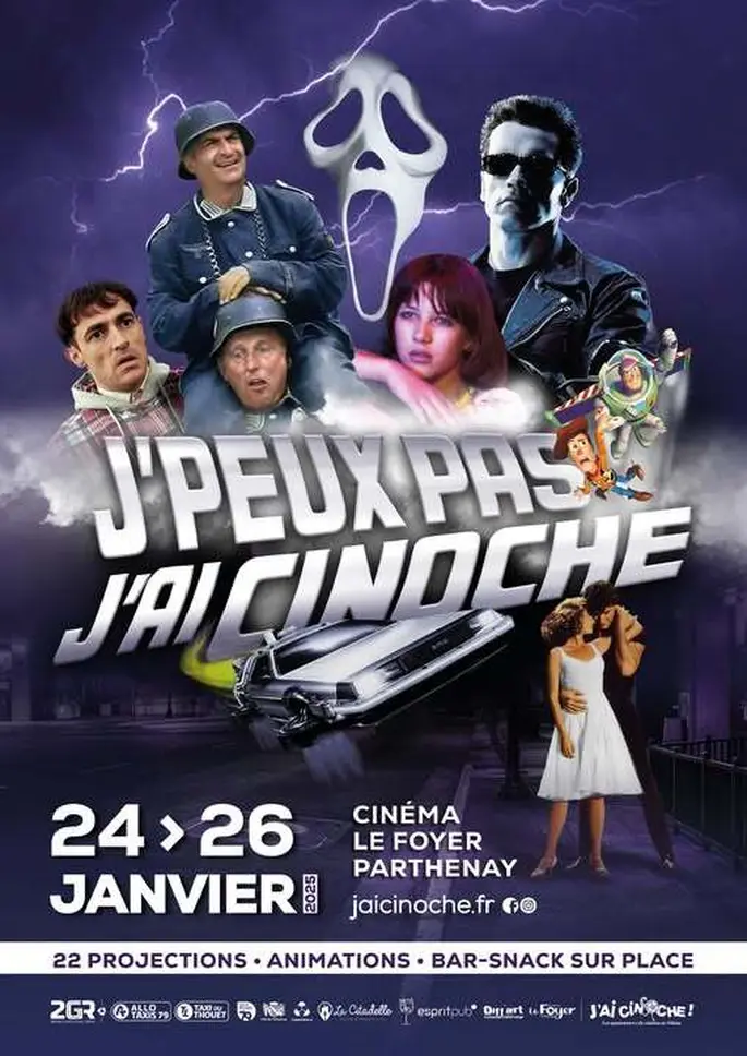 J'peux pas j'ai cinoche ! 5e édition 2025 Festival Parthenay dates
