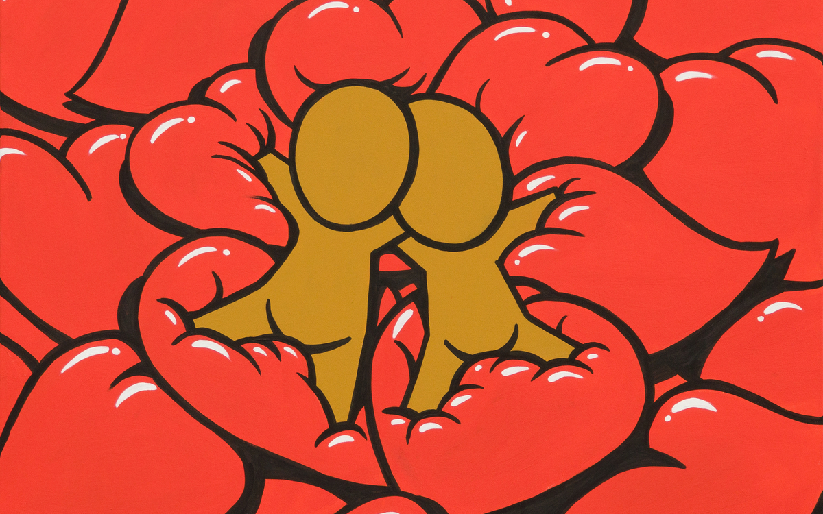 Extase _ Jace_ Acrylique sur toile _ 2026 _ 120x120cm _ Courtesy galerie Mathgoth (Paris)