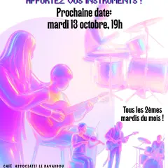 Jam Session, scène ouverte au Bavardou