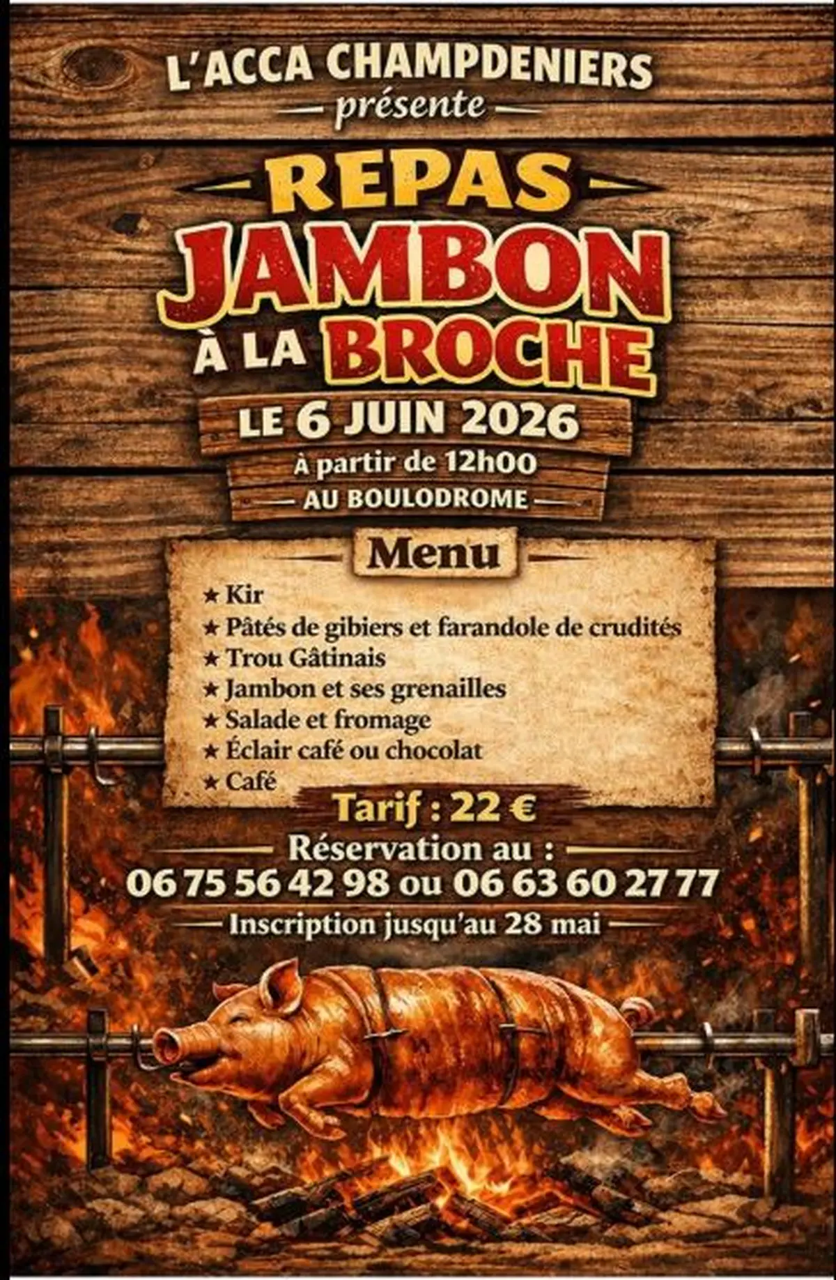 Jambon à la broche