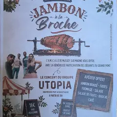 Jambon à la broche & concert UTOPIA