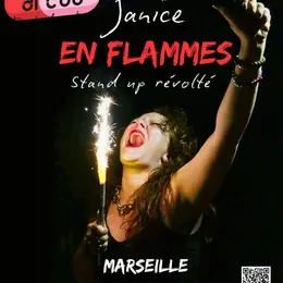 Janice en Flammes dans Stand up révolté
