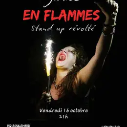 Janice en Flammes dans Stand up révolté