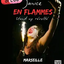 Janice en Flammes dans Stand up révolté