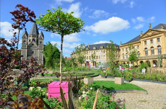 Jardin d\'été, le jardin éphémère de Metz 
