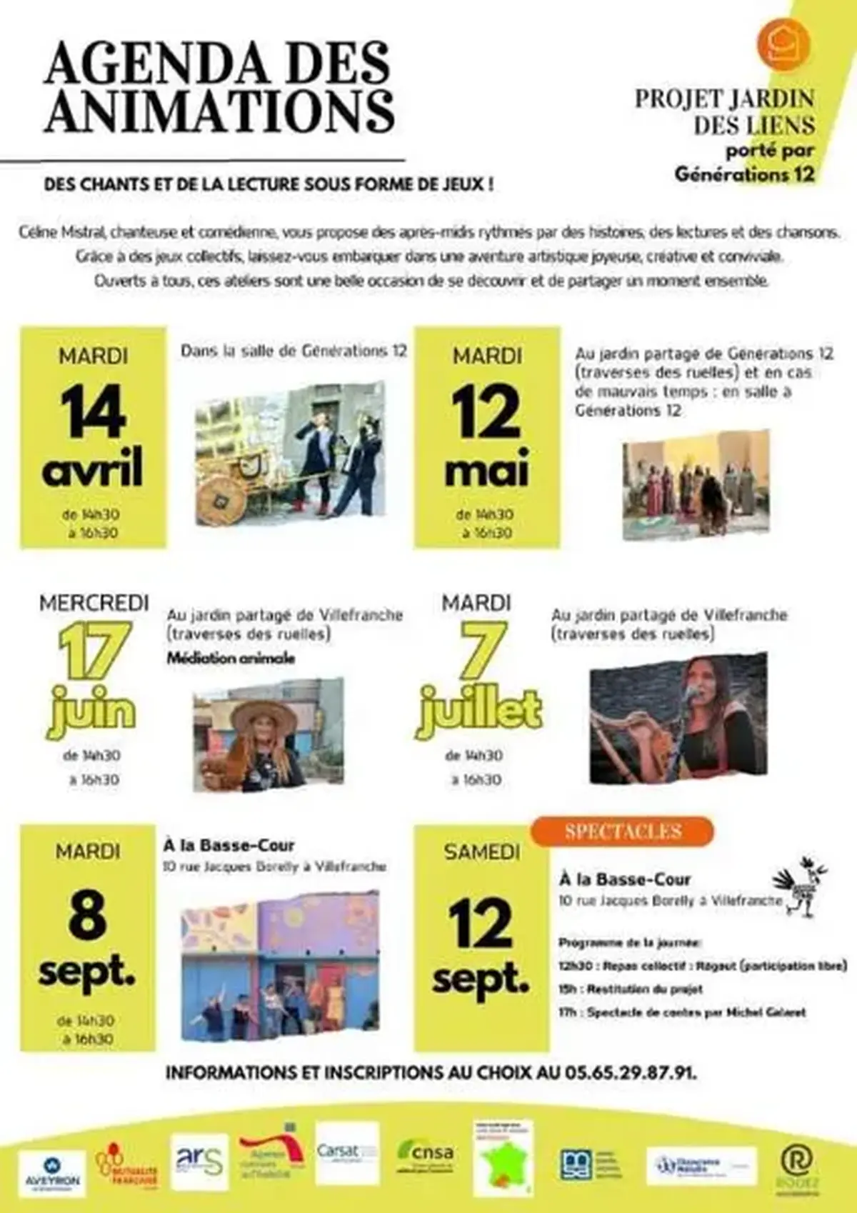 Jardin des liens à la Basse Cour