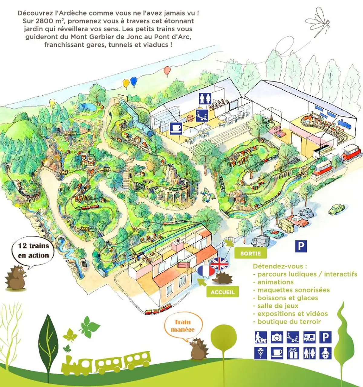 Jardin des trains Ardéchois