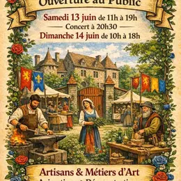 Jardin médiéval au Jardin de la Tournerie