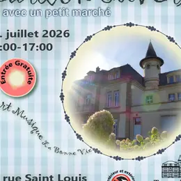 Jardin ouvert et petit marché