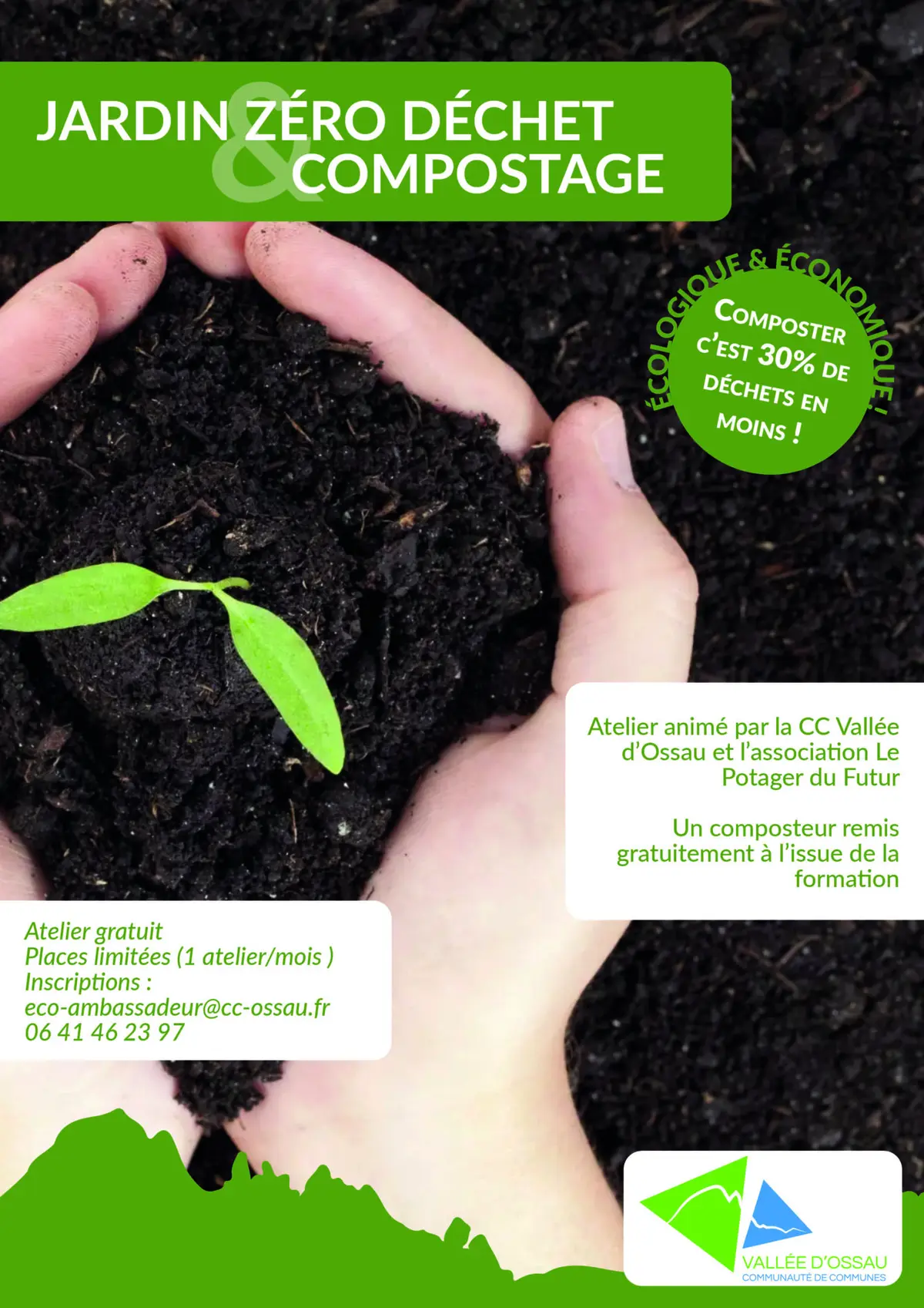 Jardin zéro déchets & compostage- Ossau durable
